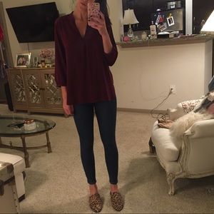 Maroon Blouse